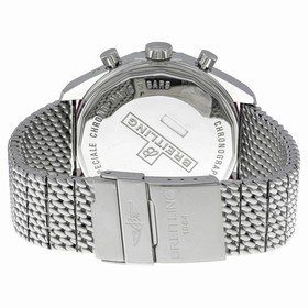 Breitling Chrono-matic Navitimer Black Dial Chronograph Stainless Steel Men's Watch A1936003-BA94SS