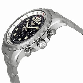 Breitling Chronospace Auto Black Stainless Steel Automatic Men's Watch A2336035-BA68SS