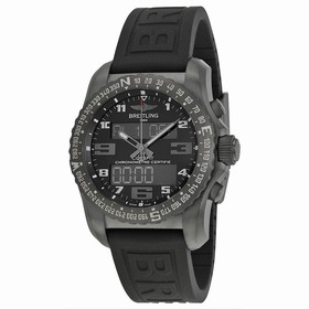 Breitling Cockpit B50 Night Mission Analog-Digital Dial Black Rubber Men's Watch VB501022-BD41BKP3D