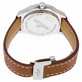 Breitling Colt Automatic Silver Dial Leather Men's Watch A1738811-G791BRLD