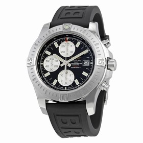 Breitling Colt Chronograph Automatic Black Dial Black Rubber Men's Watch A1338811-BD83BKPT3