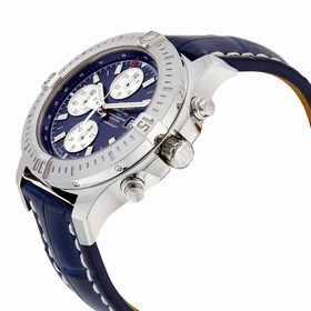 Breitling Colt Chronograph Automatic Blue Dial Blue Leather Men's Watch A1338811-C914BLCT