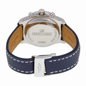 Breitling Colt Chronograph Automatic Blue Dial Blue Leather Men's Watch A1338811-C914BLLD