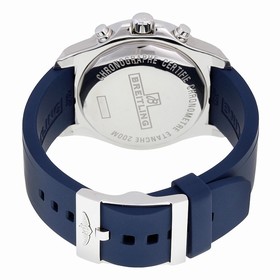 Breitling Colt Chronograph Automatic Blue Dial Blue Rubber Men's Watch A1338811-C914BLPT