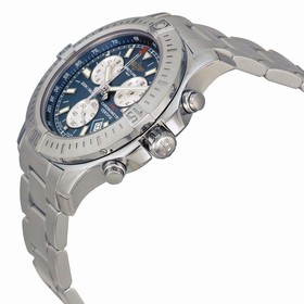 Breitling Colt Chronograph Blue Dial Stainless Steel Watch A7338811-C905SS