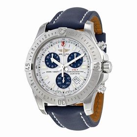 Breitling Colt Chronograph Silver Dial Quartz Men's Watch A7338811-G790BLLT