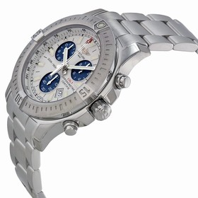 Breitling Colt Chronograph Silver Dial Stainless Steel Men's Watch A7338811-G790SS