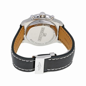 Breitling Colt Chronograph Stratus Automatic Silver Dial Black Leather Men's Watch A1338811-G804BKLD