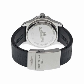 Breitling Colt Stratus Silver Dial Black Rubber Men's Watch A7438811-G792BKPD3