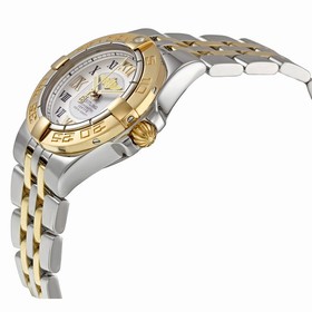 Breitling Galactic 30 Sierra Silver Dial Steel and 18kt Gold Ladies Watch C71340L2-G672TT