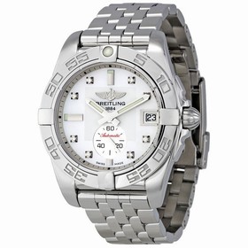 Breitling Galactic 36 Mother of Pearl Diamond Dial Unisex Watch A3733012-A717SS
