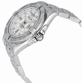 Breitling Galactic 41 Automatic Diamond Mother of Pearl Men's Watch A49350L2-A702SS