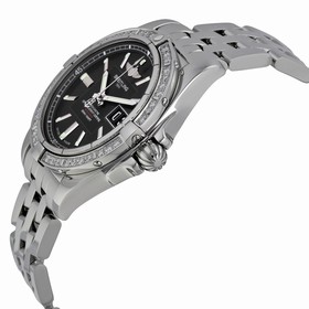 Breitling Galactic 41 Diamond Automatic Black Dial Men's Watch A49350LA-BA07