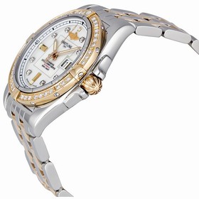 Breitling Galactic 41 Mother of Pearl Steel and 18kt Rose Gold Men's Watch C49350LA-A706TT