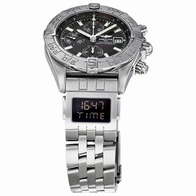 Breitling Galactic Chrono Graphite Stainless Steel Men's Watch A1336410/M512