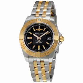 Breitling Galatic 32 Black Stainless Steel and Gold Ladies Watch C71356L2/BA12TT