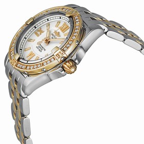 Breitling Lady Cockpit Diamond Rose Gold and Stainless Steel Ladies Watch C7135653-G650TT