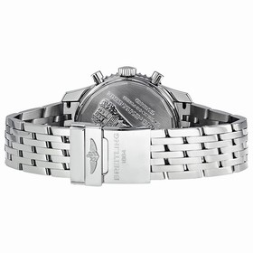 Breitling Montbrillant 01 Automatic Chronograph Silver Dial Men's Watch AB013012-G709