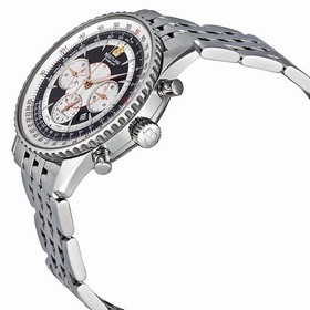 Breitling Montbrillant Chronograph Automatic Black Dial Men's Watch A4137012-B986SS