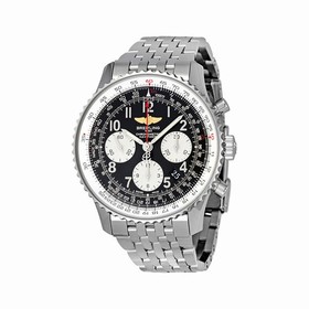 Breitling Navitimer 01 Black Dial Stainless Steel Men's Watch AB012012-BB02SS