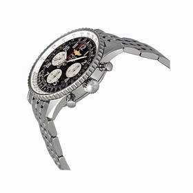 Breitling Navitimer 01 Black Dial Stainless Steel Men's Watch AB012012-BB02SS