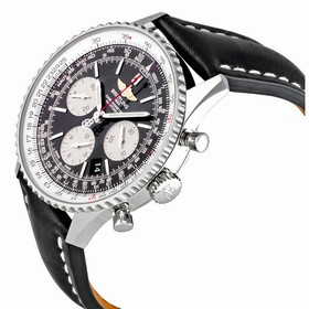 Breitling Navitimer Automatic Chronograph Black Dial Men's Watch AB012012-BB01BK