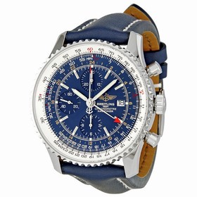 Breitling Navitimer World Blue Dial Chronograph Men's Watch A2432212-C651BLLT
