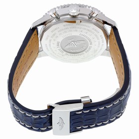 Breitling Navitimer World Chronograph Automatic Silver Dial Men's Watch A2432212-G571BLCD