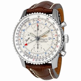 Breitling Navitimer World Silver Dial Automatic Men's Watch A2432212-G571BRCD