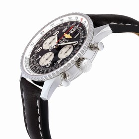 Breitling Navtimer 01 Black Dial Chronograph Automatic Men's Watch AB012012-BB02BKLD