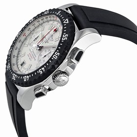 Breitling Skyracer Raven Silver Dial Chronograph Men's Watch A2736434-G615BKPD