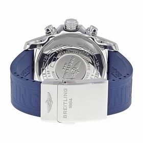 Breitling Super Avenger II Automatic Chronograph Blue Rubber Strap Men's Watch A1337111-C871BLPD3
