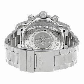 Breitling Super Avenger II Black Dial Chronograph Stainless Steel Automatic Men's Watch A1337111-BC28SS