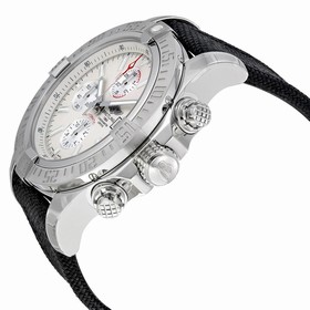 Breitling Super Avenger II Chronograph Stratus Silver Dial Men's Watch A1337111-G779BKFT