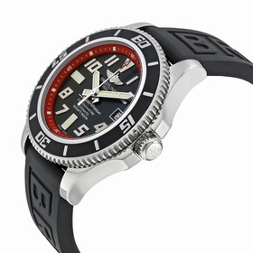 Breitling Superocean 42 Automatic Black Dial Black Rubber Strap Men's Watch A1736402-BA31BKPT3