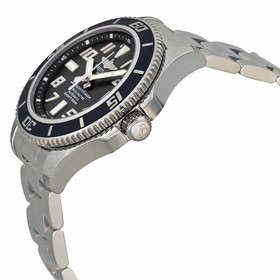 Breitling Superocean 42 Black Dial Stainless Steel Men's Watch A1736402-BA28SS