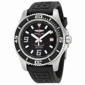 Breitling SuperOcean 44 Black Dial Black Rubber Men's Watch A1739102-BA76BKPT3