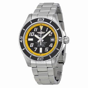 Breitling SuperOcean Black Dial Stainless Steel Men's Watch A1736402-BA32SS