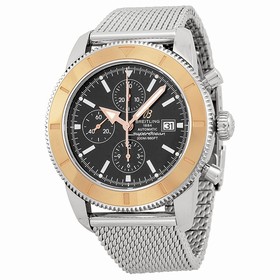 Breitling Superocean Chronograph Black Dial Automatic Men's Watch U1332012-B908SS