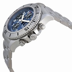 Breitling Superocean Chronograph Blue Dial Stainless Steel Men's Watch A13341C3-C893SS