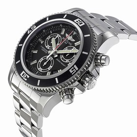 Breitling Superocean Chronograph M2000 Black Dial Men's Watch A73310A8-BB73