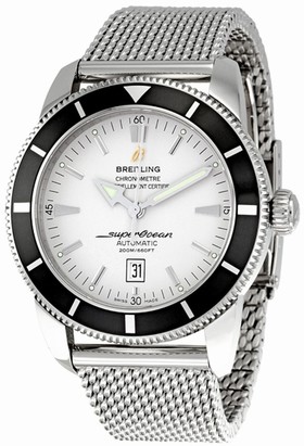 Breitling SuperOcean Heritage 46 Silver Dial Men's Watch A1732024-G642SS