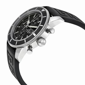 Breitling Superocean Heritage Automatic Chronograph Black Dial Black Rubber Men's Watch A1332024-B908BKPD3