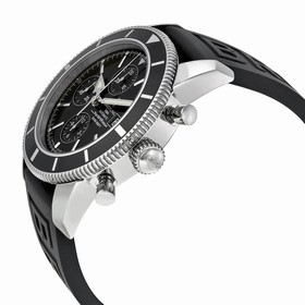 Breitling Superocean Heritage Automatic Chronograph Black Dial Black Rubber Men's Watch A1332024-B908BKPT3