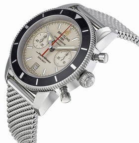 Breitling Superocean Heritage Chronograph 44 Automatic Silver Dial Men's Watch A2337024-G753