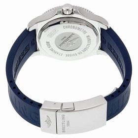 Breitling Superocean II 42 Automatic Blue Dial Blue Rubber Men's Watch A17365D1-C915BLPD3