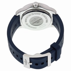 Breitling Superocean II 42 Automatic Blue Dial Blue Rubber Strap Men's Watch A17365D1-C915BLPT3