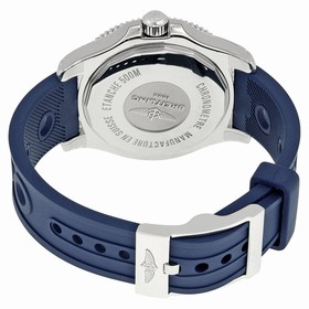 Breitling Superocean II 42 Automatic Blue Dial Blue Rubber Men's Watch A17365D1-C915