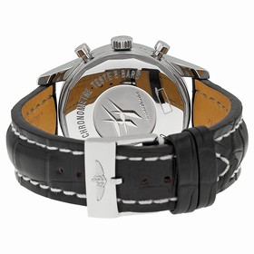 Breitling Transocean Chronograph Black Dial Black Crocodile Men's Watch A1931012-BB68BKCT