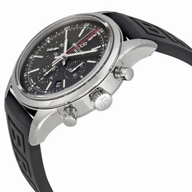 Breitling Transocean Chronograph GMT Black Dial Black Rubber Men's Watch AB045112-BC67BKPD3